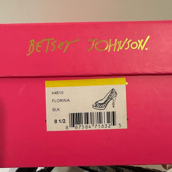 Original Betsey Johnson Florina heels - Picture 4 of 4
